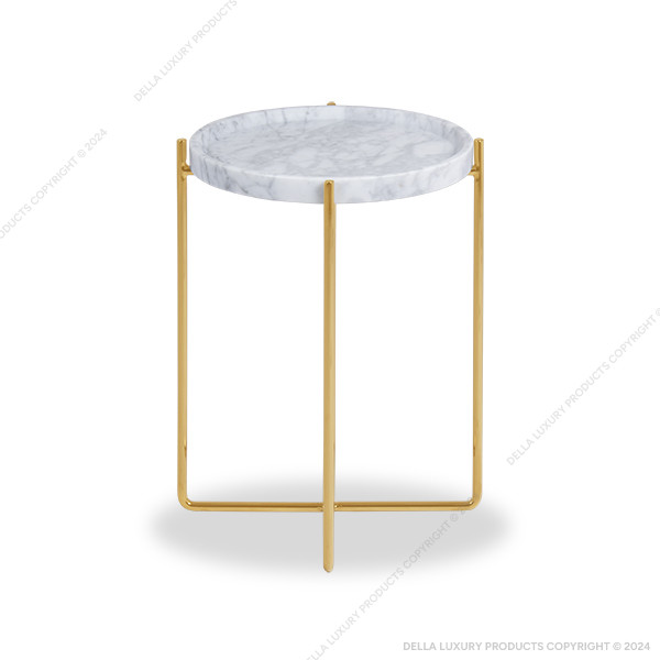 Della Luxury Home Furniture Metal Collection Metal Side Table 25 HOME53698