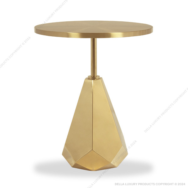 Della Luxury Home Furniture Metal Collection Side Table 19 HOME53700