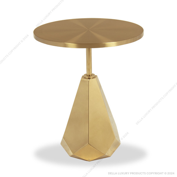 Della Luxury Home Furniture Metal Collection Side Table 19 HOME53700