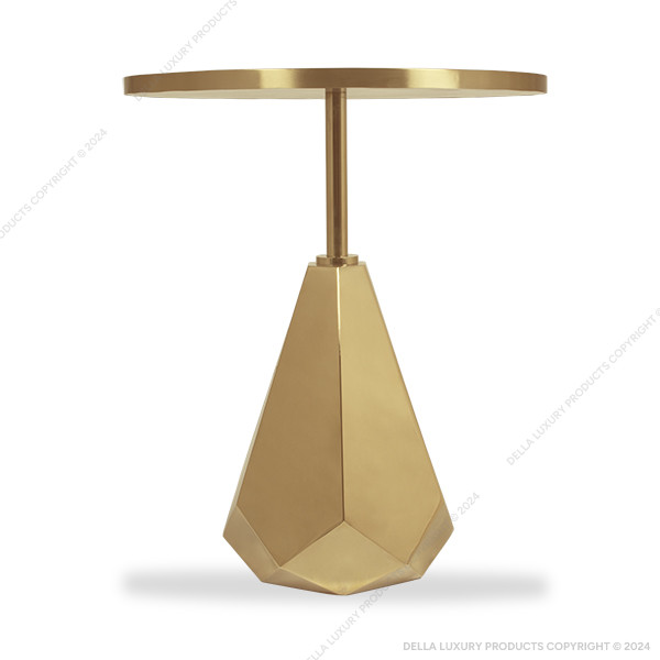 Della Luxury Home Furniture Metal Collection Side Table 19 HOME53700