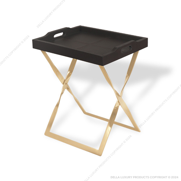 Della Luxury Home Furniture Metal Collection Side Table HOME53714