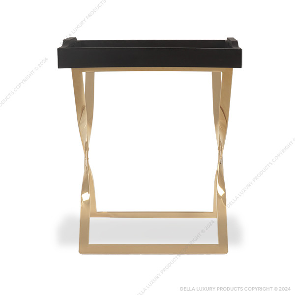 Della Luxury Home Furniture Metal Collection Side Table HOME53714