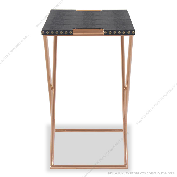 Della Luxury Home Furniture Metal Collection Side Table HOME53715