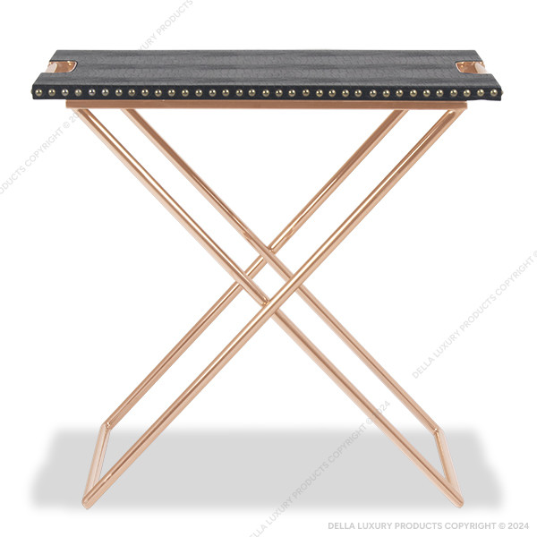 Della Luxury Home Furniture Metal Collection Side Table HOME53715