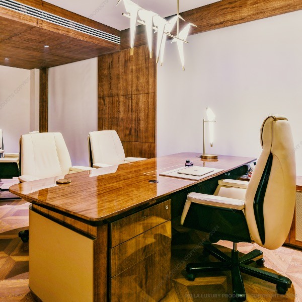 Della Office Furniture Luxury Senior Management Cabin Giv Collection Cutout