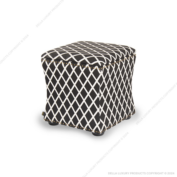 Della Home Furniture Luxury Pouf Collection Pouf 12