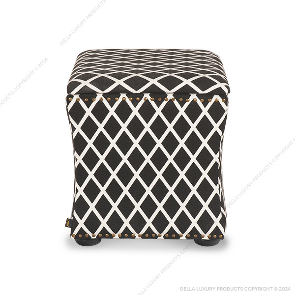 Della Home Furniture Luxury Pouf Collection Pouf 12