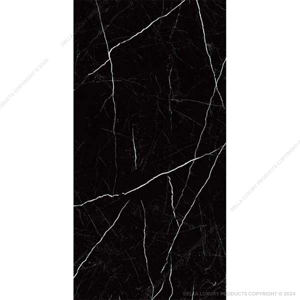 Della Tiles Marble Look Large Format Nero Marquina Collection TILE5M2318