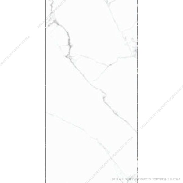 Della Tiles Marble Look Large Format Atlantic White Collection TILE5M2396