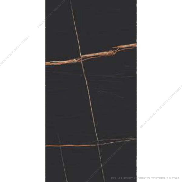 Della Tiles Marble Look Large Format Sahara Black Collection TILE5M2405