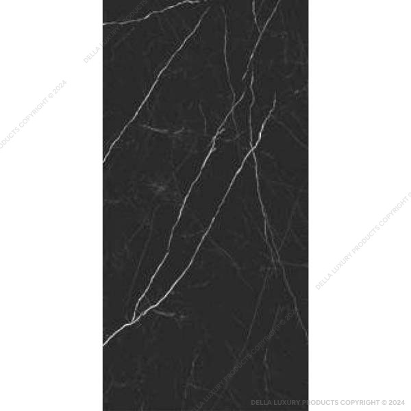 Della Tiles Marble Look Large Format Nero Marquina Collection TILE5M2409