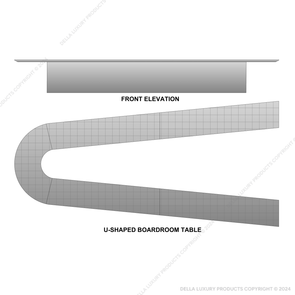 Constance U-Shaped Boardroom Table