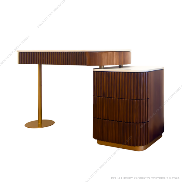 Della Home Furniture Luxury Bedrooms & Wardrobes Vayu Collection Study Desk Product Image
