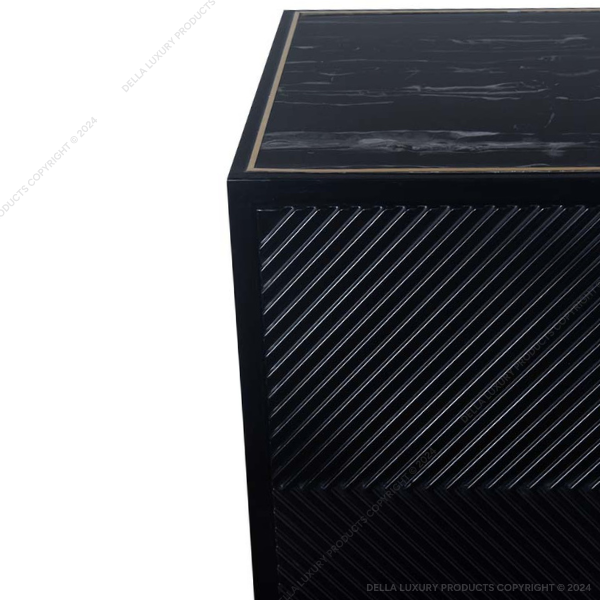 Della Home Furniture Luxury Living, Dining & Bar Kerfegar Collection Mini Bar Unit Product Image