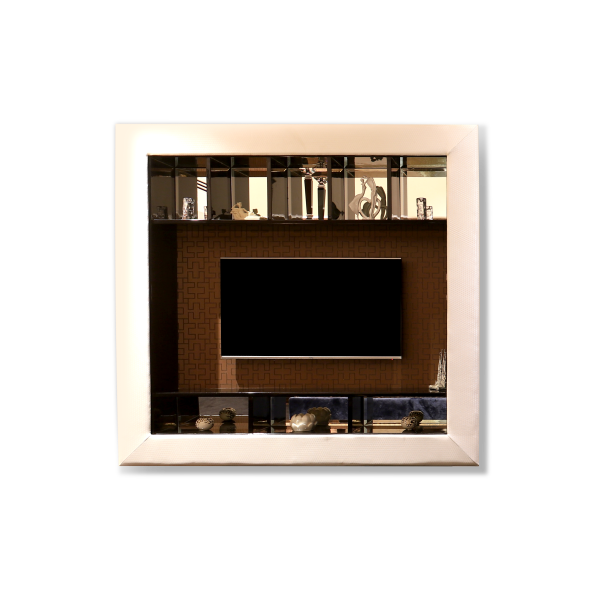 della luxury home furniture bedroom and wardrobe amardad collection tv panel product image