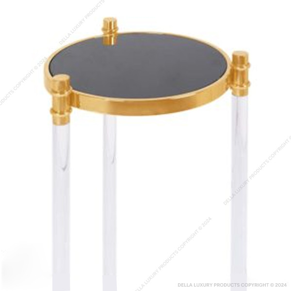 Della Luxury Home Furniture Metal Collection Metal Side Table 33 HOME53662