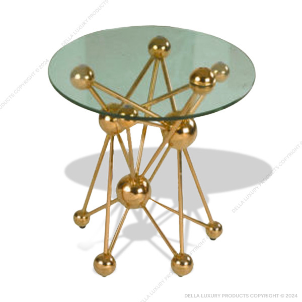 Della Luxury Home Furniture Metal Collection Metal Side Table 7 HOME53648