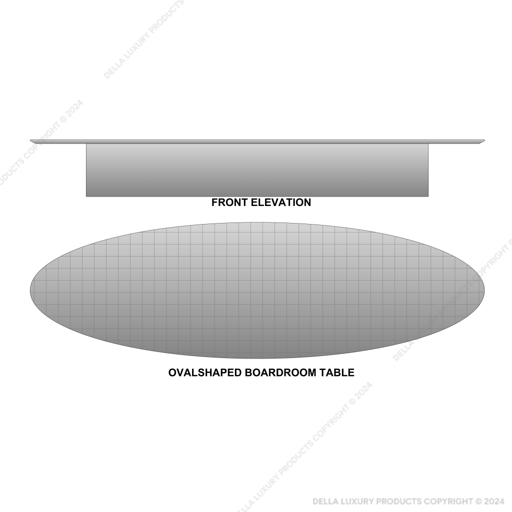 Constance Oval-Shaped Boardroom Table