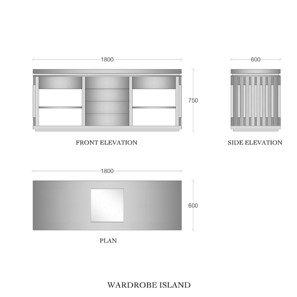 Abeesh Wardrobe Island