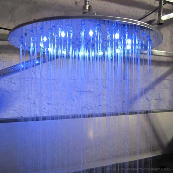Della Bathrooms Luxury Led Rain Shower Amalthea Collection Thumbnail