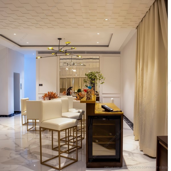 Della Home Furniture Luxury Living Dining & Bar Pahlavi Collection Island Bar Product Image