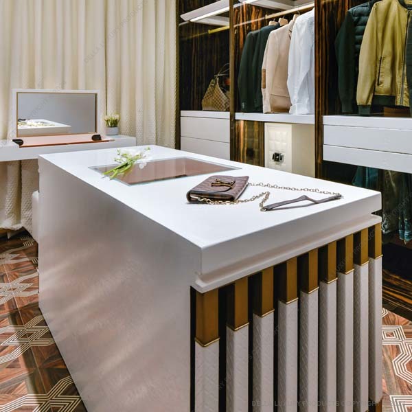 Della Home Furniture Luxury Island Wardrobe Abeesh Collection