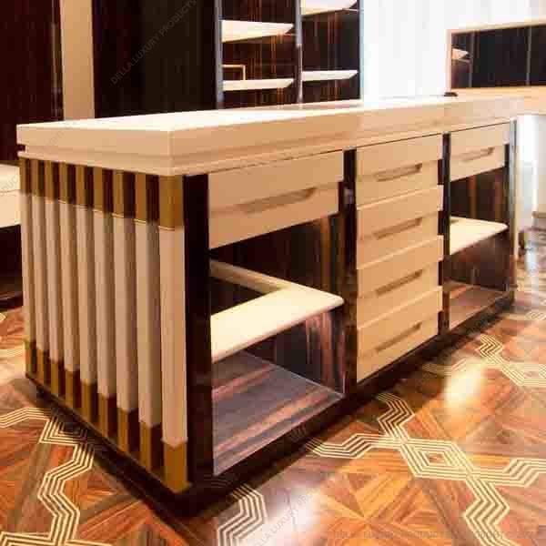 Della Home Furniture Luxury Island Wardrobe Abeesh Collection