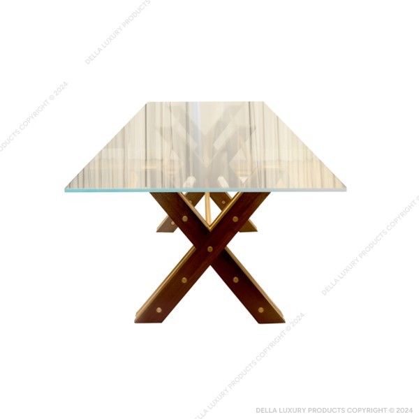 Della Home Furniture Luxury Living Dining & Bar Pahlavi Collection Dining Table Product Gallery Image-1