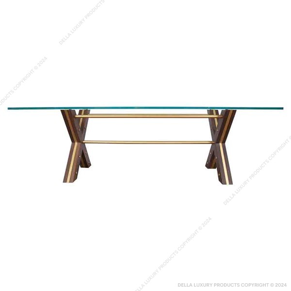 Della Home Furniture Luxury Living Dining & Bar Pahlavi Collection Dining Table Product Gallery Image-1