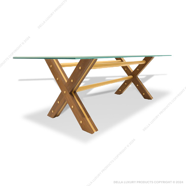 Della Home Furniture Luxury Living Dining & Bar Pahlavi Collection Dining Table Product Gallery Image-1