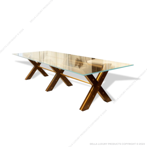 Della Home Furniture Luxury Living Dining & Bar Pahlavi Collection Dining Table Product Gallery Image-1