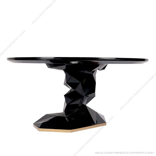Della Luxury Home Furniture Bahman Collection Dining Table GIF HOME53572