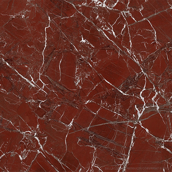 Della Tiles Marble Look Large Format Rosso Levanto Collection TILE5M2538