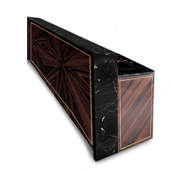 Della Luxury Home Furniture Abeesh Island Bar DELL5225