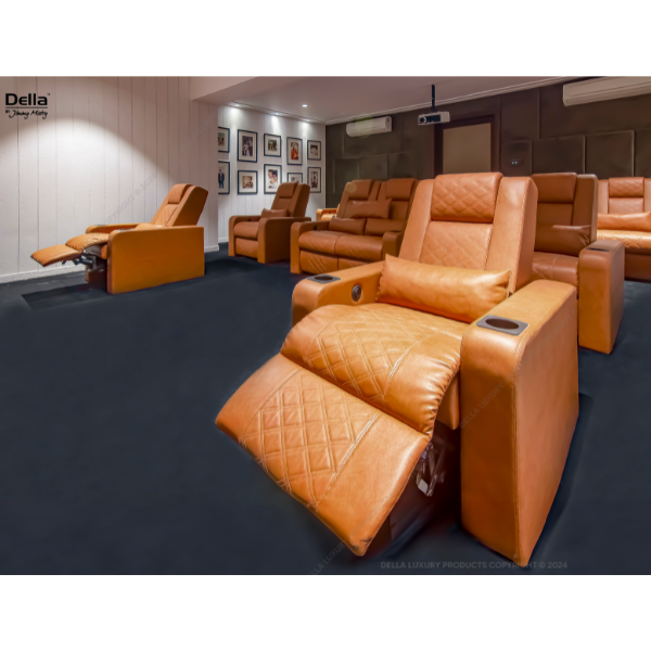 Acen Entertainment orange recliner thumbnail
