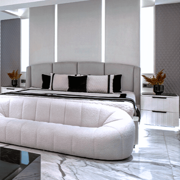 Della Home Furniture Luxury Bedrooms & Wardrobes Angra Collection Bed Product Image