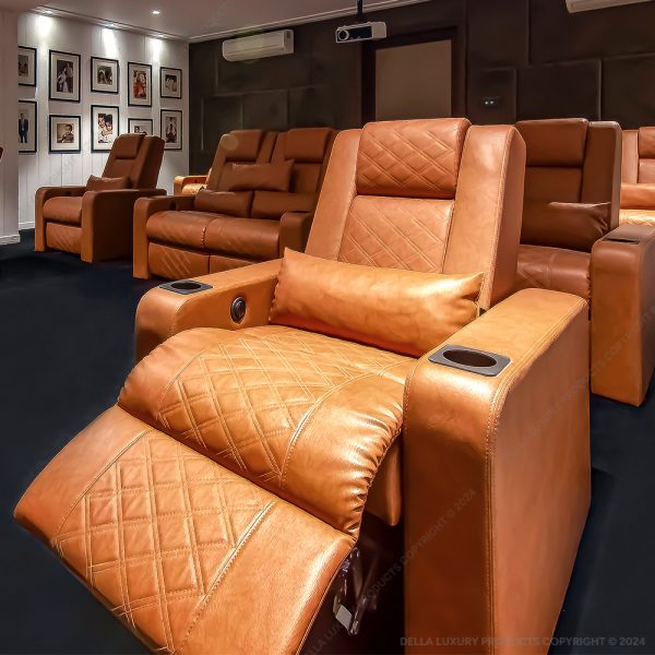 Acen Entertainment orange recliner thumbnail
