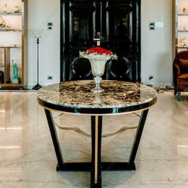 Della Luxury Home Furniture Janus Display Table HOME55008 Product Image