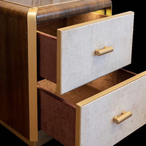 Della Luxury Bedroom Tishtar Collection Bedside table product image