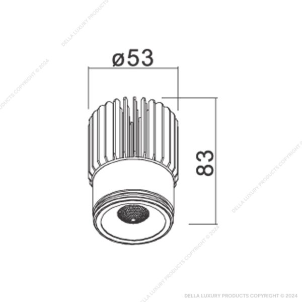 LED Tunable Module Light - Pro - 124 - 13w - 30° Beam Angle - Recessed ...