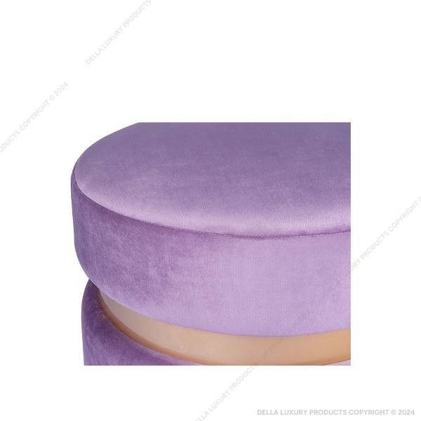 Della Luxury Home Furniture Haoma Collection Pouf HOME54414
