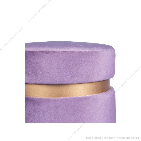 Della Luxury Home Furniture Haoma Collection Pouf HOME54414