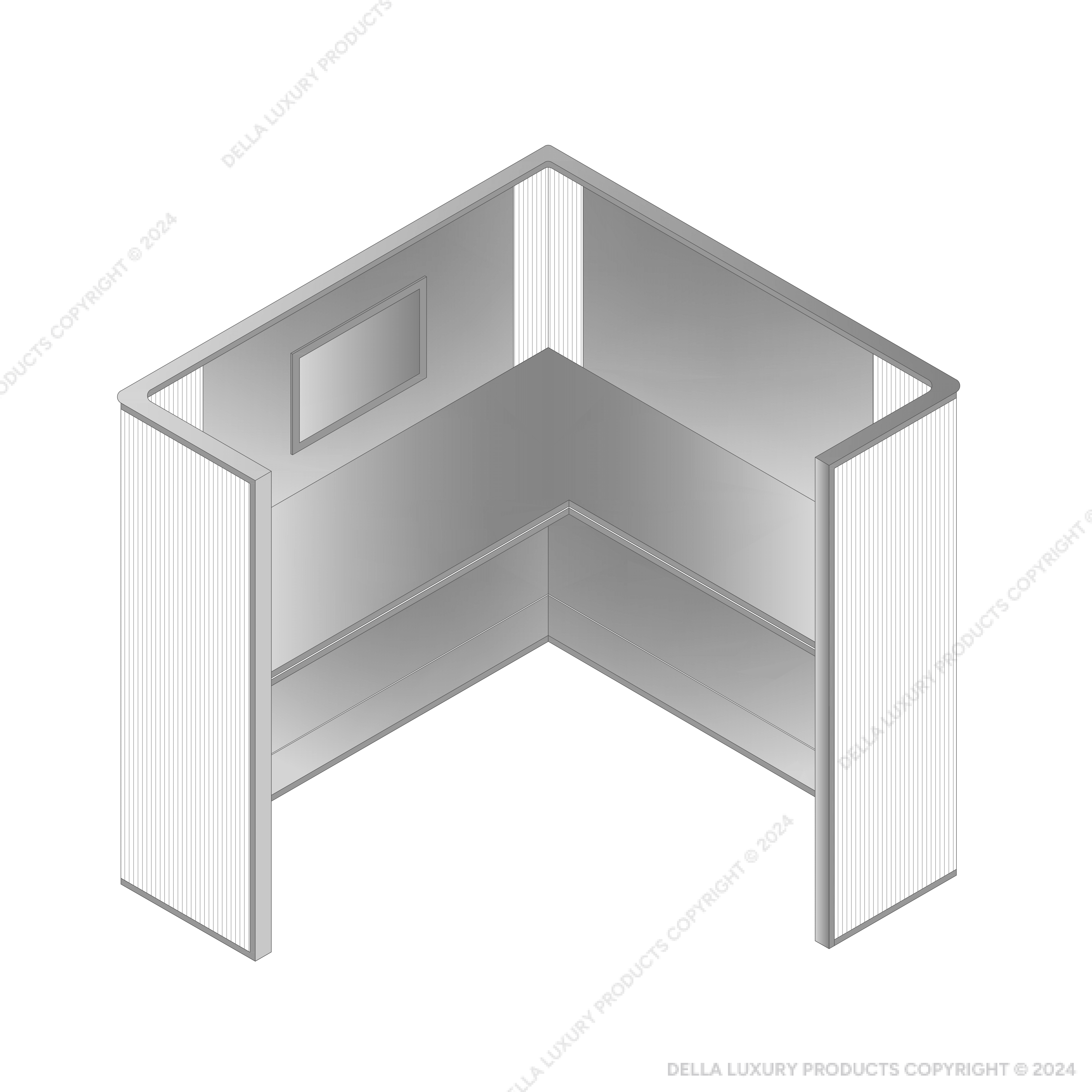Della office furniture luxury Workstations Bardiya Collection