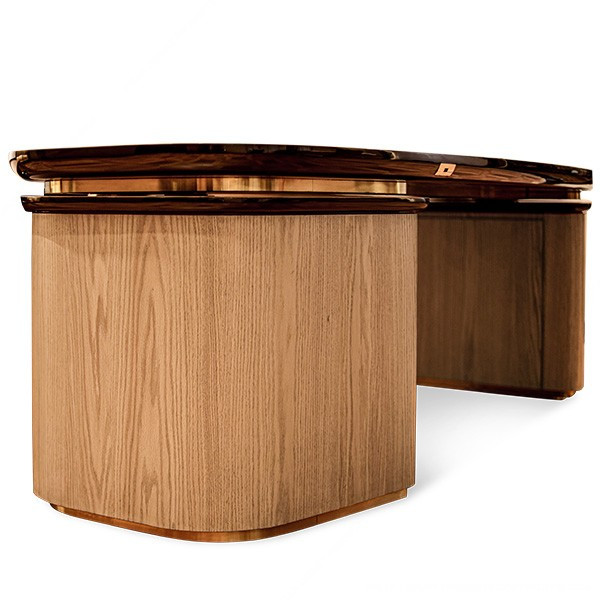 Della Office Furniture Luxury Senior Management Desk Boran Collection