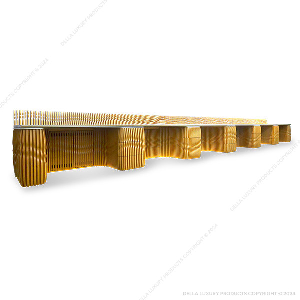Della Luxury Furniture Sohrab Straight Workstation