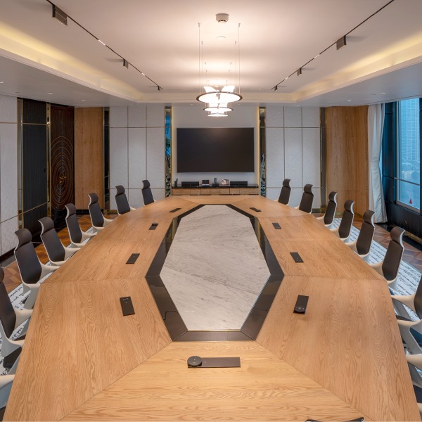 Boran Polygonal Shaped Boardroom Table