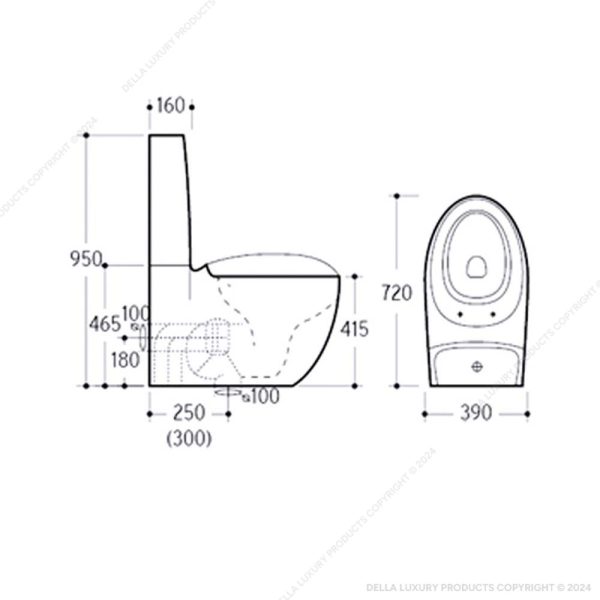 Bisello Two-Piece Toilet BATH2232