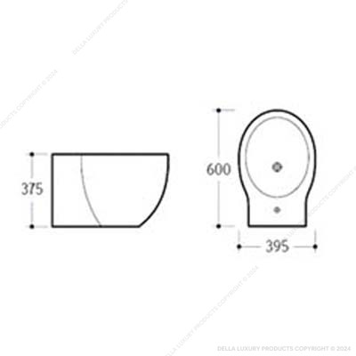 Ovale One-Piece Bidet