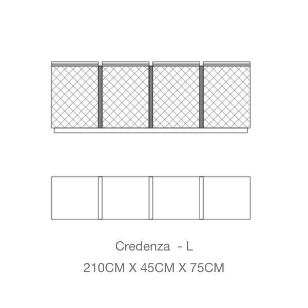 Cranaus Credenza OFFI52243