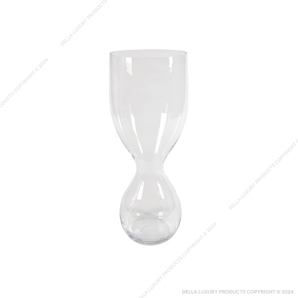 Dione Curved-Body Glass Vase